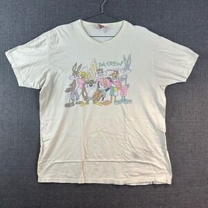 Vintage‎ 90s Junk Food Looney Tunes Da Crew Surfing Graphic T-Shirt